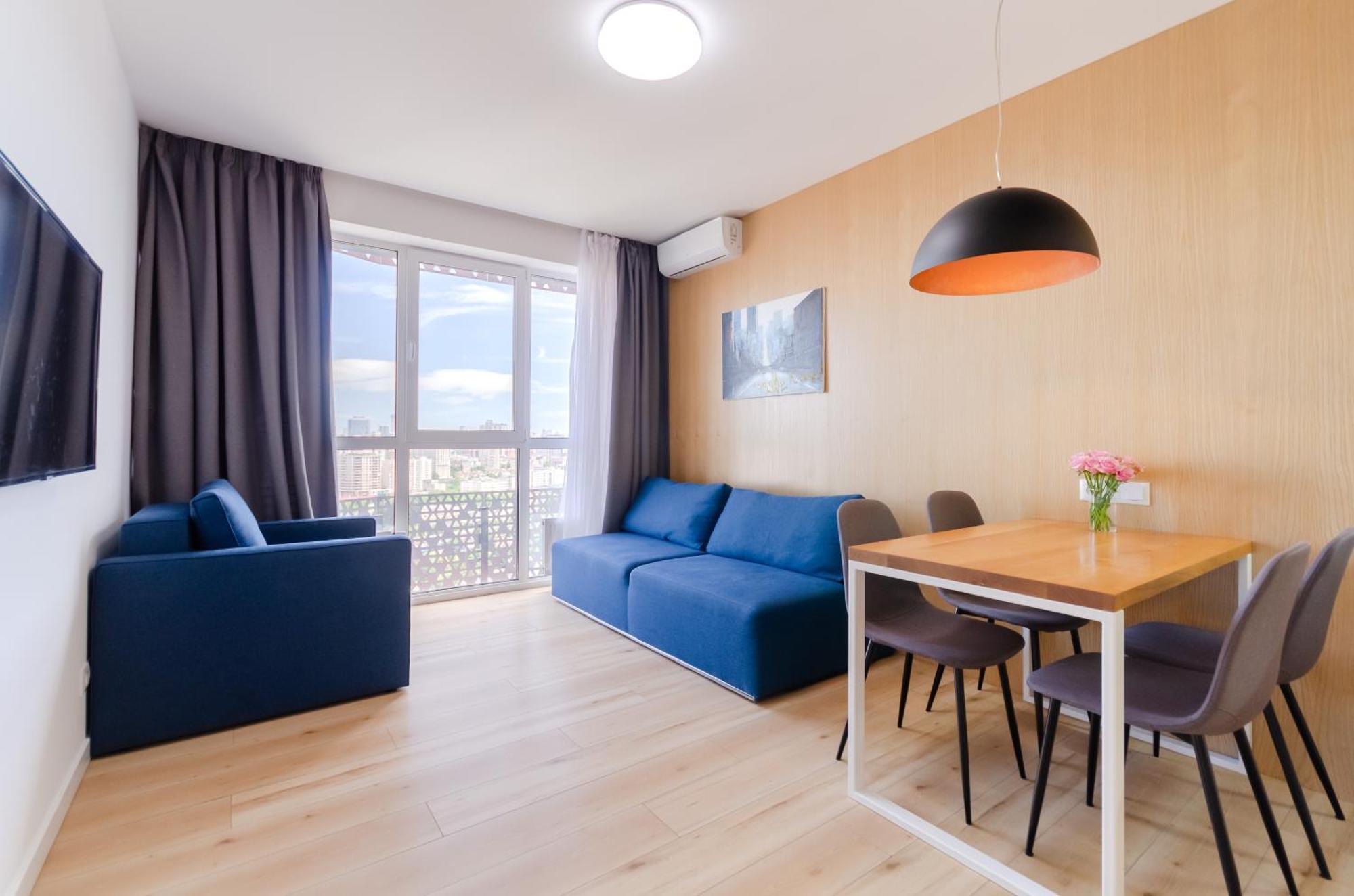 Petrovdom 205-206 Panoramic City View Apartments At Rc Kvartet, Central Railway Station 基輔 外观 照片