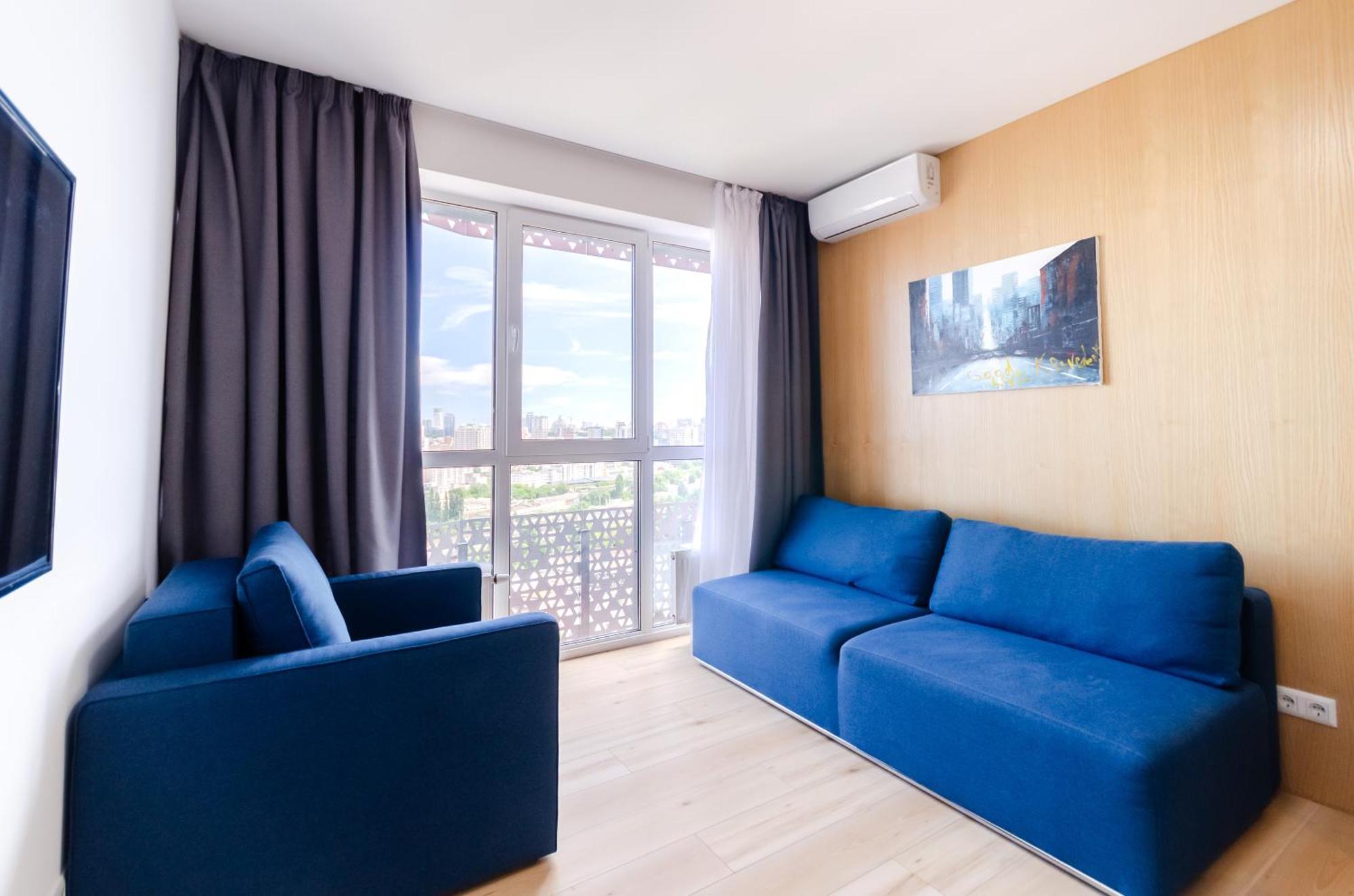 Petrovdom 205-206 Panoramic City View Apartments At Rc Kvartet, Central Railway Station 基輔 外观 照片