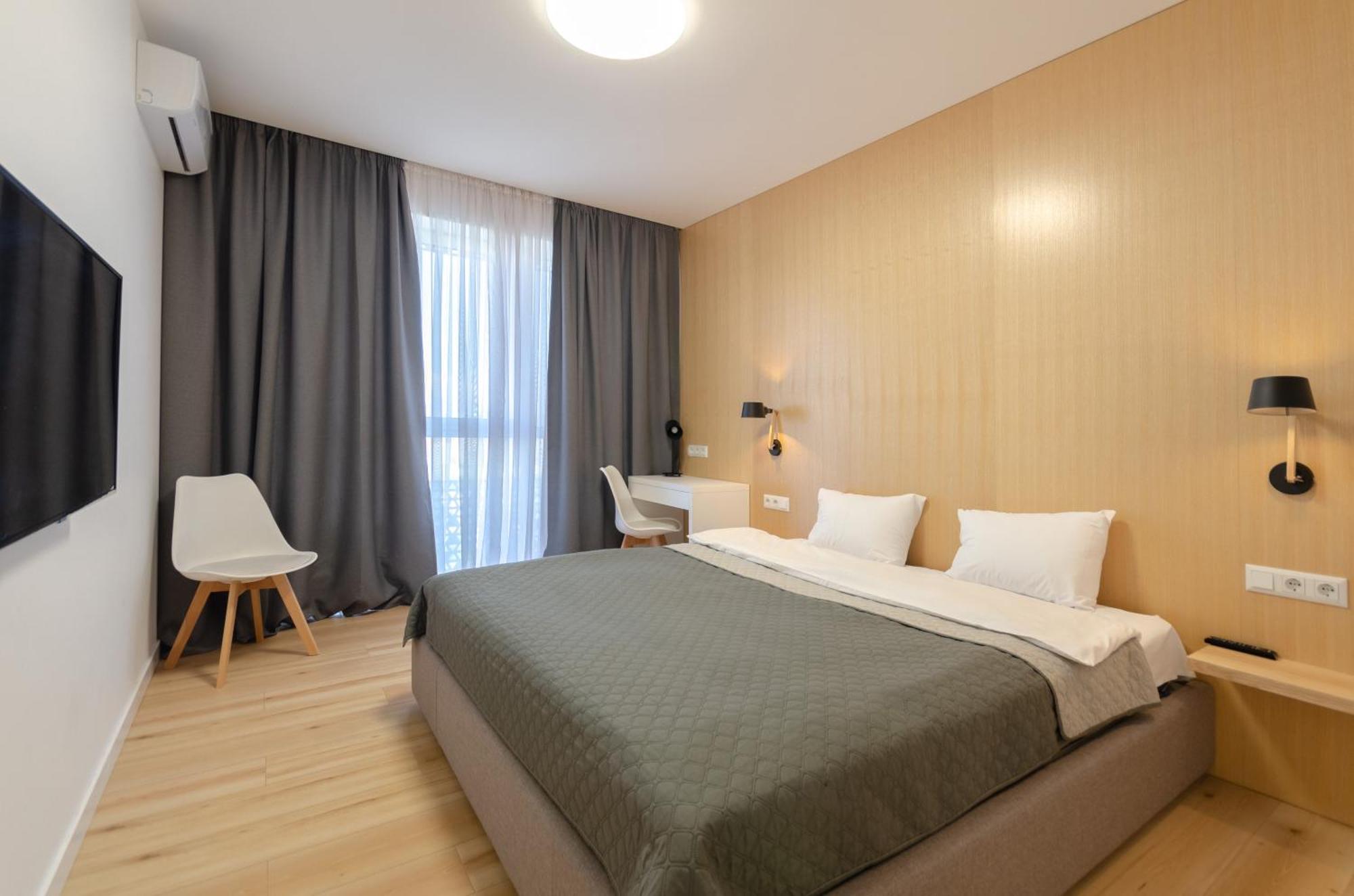 Petrovdom 205-206 Panoramic City View Apartments At Rc Kvartet, Central Railway Station 基輔 外观 照片