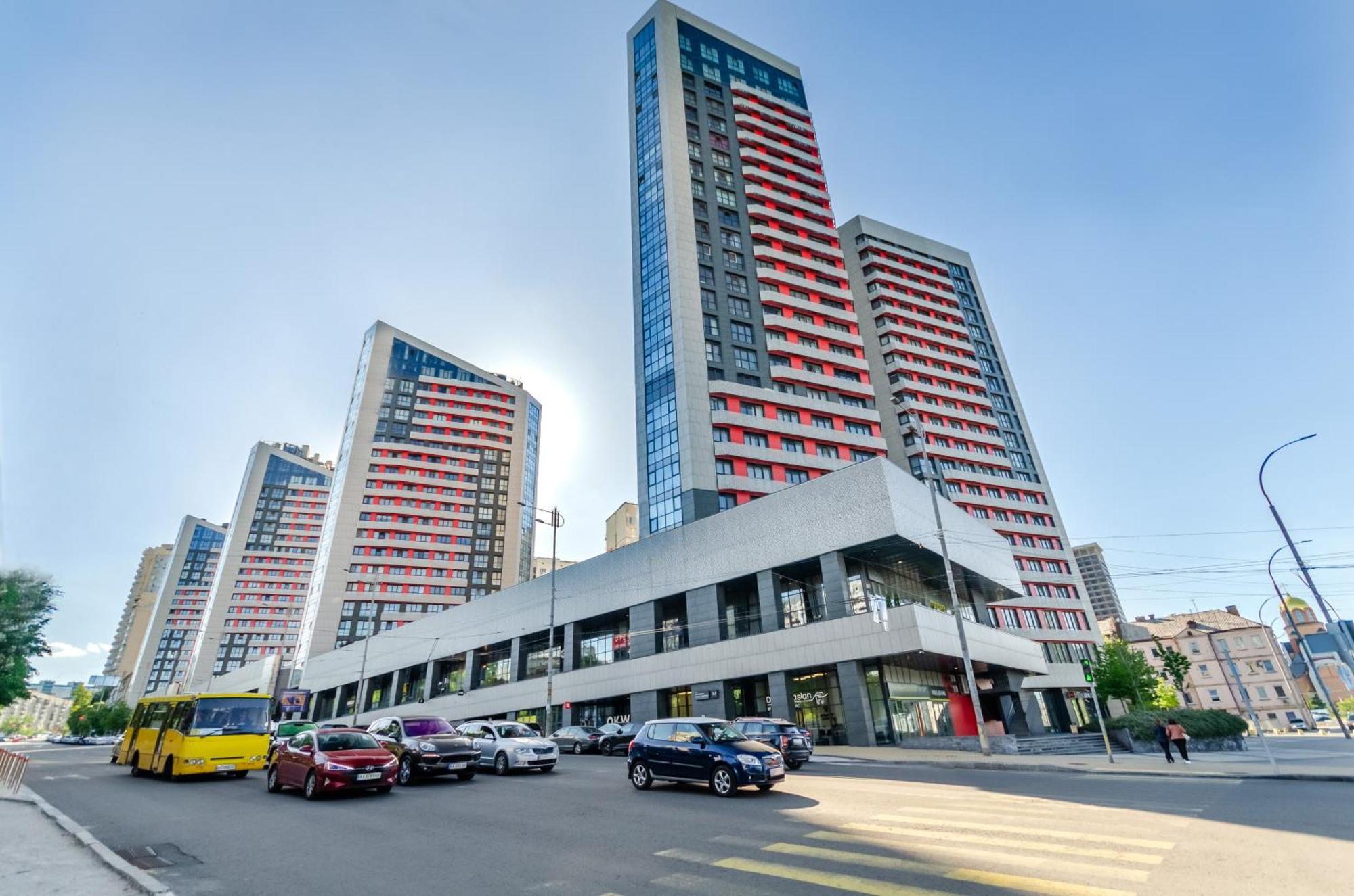 Petrovdom 205-206 Panoramic City View Apartments At Rc Kvartet, Central Railway Station 基輔 外观 照片